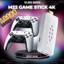 M22 + Game Stick 4K HD Output Emuelec 4.3 System Retro Video Game Consoles